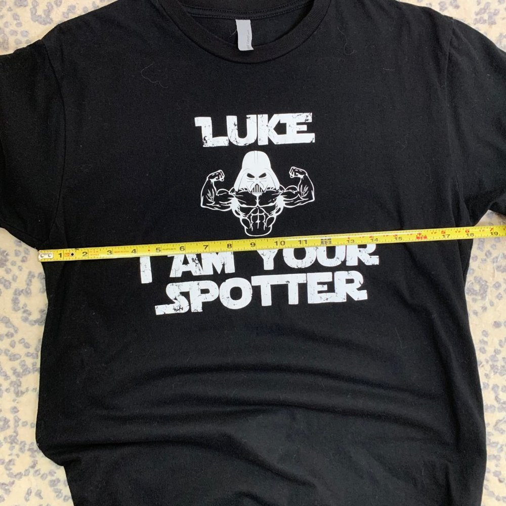 Next Level "Luke I am Your Spotter" Graphic Tee Star Wars - Picture 5 of 5